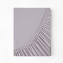 Prześcieradło jersey 3 z gumką 160x200 srebrne na wysoki materac 30 cm 140 g/m2 Eurofirany Prześcieradło jersey 3 z gumką 160x200 srebrne na wysoki materac 30 cm 140 g/m2 Eurofirany