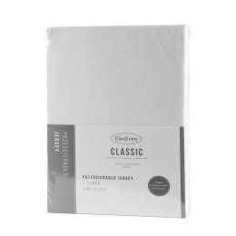 Prześcieradło jersey 3 z gumką 220x200 białe na wysoki materac 30 cm 140 g/m2 Eurofirany