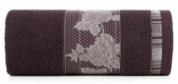 Ręcznik Isabel 70x140 fioletowy ciemny frotte 485 g/m2 Eurofirany