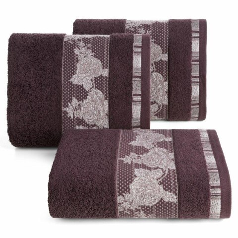 Ręcznik Isabel 70x140 fioletowy ciemny frotte 485 g/m2 Eurofirany Ręcznik Isabel 70x140 fioletowy ciemny frotte 485 g/m2 Eurofirany