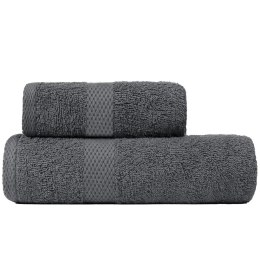 Ręcznik Lucy 70x140 ciemny szary 400g/m2 frotte