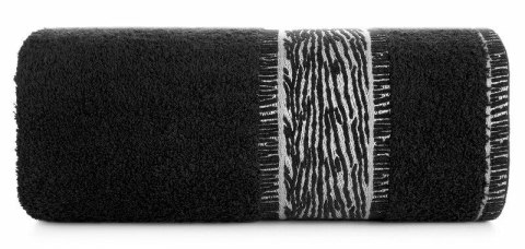Ręcznik Nikola 50x90 czarny frotte 500 g/m2 Eurofirany Ręcznik Nikola 50x90 czarny frotte 500 g/m2 Eurofirany