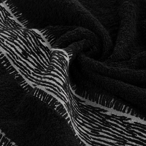 Ręcznik Nikola 50x90 czarny frotte 500 g/m2 Eurofirany Ręcznik Nikola 50x90 czarny frotte 500 g/m2 Eurofirany