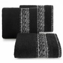 Ręcznik Nikola 50x90 czarny frotte 500 g/m2 Eurofirany Ręcznik Nikola 50x90 czarny frotte 500 g/m2 Eurofirany
