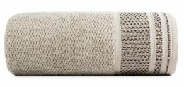 Ręcznik Suzana 70x140 beżowy 500 g/m2 frotte bawełniany Eurofirany