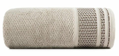 Ręcznik Suzana 70x140 beżowy 500 g/m2 frotte bawełniany Eurofirany Ręcznik Suzana 70x140 beżowy 500 g/m2 frotte bawełniany Eurofirany
