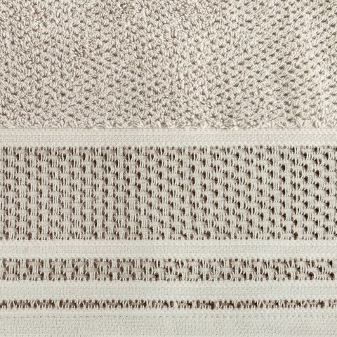 Ręcznik Suzana 70x140 beżowy 500 g/m2 frotte bawełniany Eurofirany Ręcznik Suzana 70x140 beżowy 500 g/m2 frotte bawełniany Eurofirany