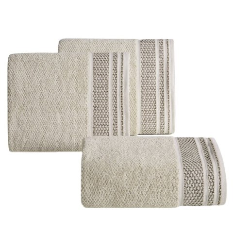 Ręcznik Suzana 70x140 beżowy 500 g/m2 frotte bawełniany Eurofirany Ręcznik Suzana 70x140 beżowy 500 g/m2 frotte bawełniany Eurofirany