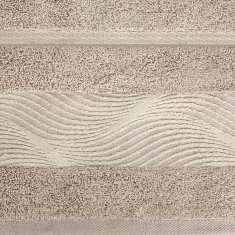 Ręcznik Sylwia 2 70x140 beżowy 500 g/m2 frotte Eurofirany Ręcznik Sylwia 2 70x140 beżowy 500 g/m2 frotte Eurofirany