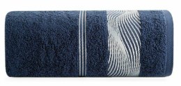 Ręcznik Sylwia 2 70x140 granatowy 500 g/m2 frotte Eurofirany