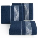 Ręcznik Sylwia 2 70x140 granatowy 500 g/m2 frotte Eurofirany Ręcznik Sylwia 2 70x140 granatowy 500 g/m2 frotte Eurofirany