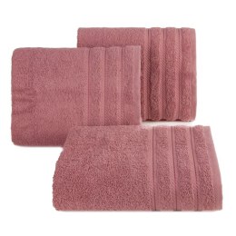Ręcznik Vito 70x140 pudrowy 480 g/m2 frotte bawełniany Eurofirany