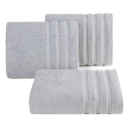 Ręcznik Vito 70x140 srebrny 480 g/m2 frotte bawełniany Eurofirany