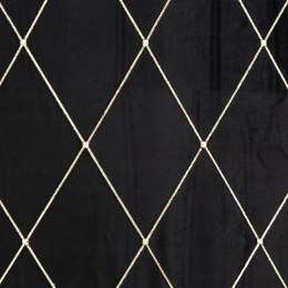 Zasłona 140x250 Margo czarna welurowa gotowa na przelotkach Pierre Cardin