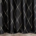Zasłona 140x250 Margo czarna welurowa gotowa na przelotkach Pierre Cardin Zasłona 140x250 Margo czarna welurowa gotowa na przelotkach Pierre Cardin
