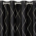 Zasłona 140x250 Margo czarna welurowa gotowa na przelotkach Pierre Cardin Zasłona 140x250 Margo czarna welurowa gotowa na przelotkach Pierre Cardin