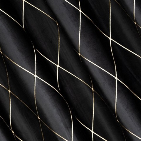 Zasłona 140x250 Margo czarna welurowa gotowa na przelotkach Pierre Cardin Zasłona 140x250 Margo czarna welurowa gotowa na przelotkach Pierre Cardin