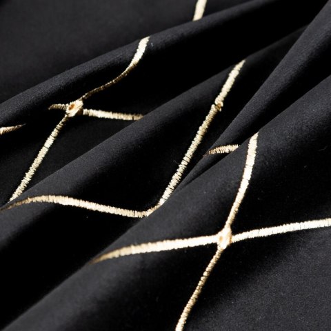 Zasłona 140x250 Margo czarna welurowa gotowa na przelotkach Pierre Cardin Zasłona 140x250 Margo czarna welurowa gotowa na przelotkach Pierre Cardin