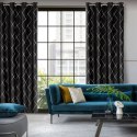 Zasłona 140x250 Margo czarna welurowa gotowa na przelotkach Pierre Cardin Zasłona 140x250 Margo czarna welurowa gotowa na przelotkach Pierre Cardin