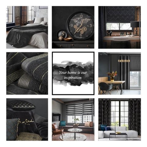 Zasłona 140x250 Margo czarna welurowa gotowa na przelotkach Pierre Cardin Zasłona 140x250 Margo czarna welurowa gotowa na przelotkach Pierre Cardin