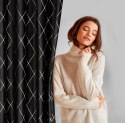 Zasłona 140x250 Margo czarna welurowa gotowa na przelotkach Pierre Cardin Zasłona 140x250 Margo czarna welurowa gotowa na przelotkach Pierre Cardin