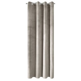 Zasłona 140x250 beżowa welurowa gotowa na przelotkach Pierre Cardin 1