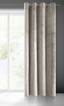 Zasłona 140x250 beżowa welurowa gotowa na przelotkach Pierre Cardin 1 Zasłona 140x250 beżowa welurowa gotowa na przelotkach Pierre Cardin 1
