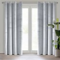 Zasłona 140x250 srebrna jasna welurowa gotowa na przelotkach Pierre Cardin 1 Zasłona 140x250 srebrna jasna welurowa gotowa na przelotkach Pierre Cardin 1