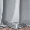 Zasłona 140x250 srebrna jasna welurowa gotowa na przelotkach Pierre Cardin 1 Zasłona 140x250 srebrna jasna welurowa gotowa na przelotkach Pierre Cardin 1