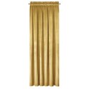 Zasłona 140x300 musztardowa welurowa gotowa na taśmie Pierre Cardin 1 Zasłona 140x300 musztardowa welurowa gotowa na taśmie Pierre Cardin 1