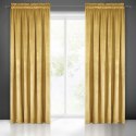 Zasłona 140x300 musztardowa welurowa gotowa na taśmie Pierre Cardin 1 Zasłona 140x300 musztardowa welurowa gotowa na taśmie Pierre Cardin 1