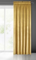 Zasłona 140x300 musztardowa welurowa gotowa na taśmie Pierre Cardin 1 Zasłona 140x300 musztardowa welurowa gotowa na taśmie Pierre Cardin 1