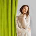 Zasłona 140x300 oliwkowa welurowa gotowa na taśmie Pierre Cardin 1 Zasłona 140x300 oliwkowa welurowa gotowa na taśmie Pierre Cardin 1