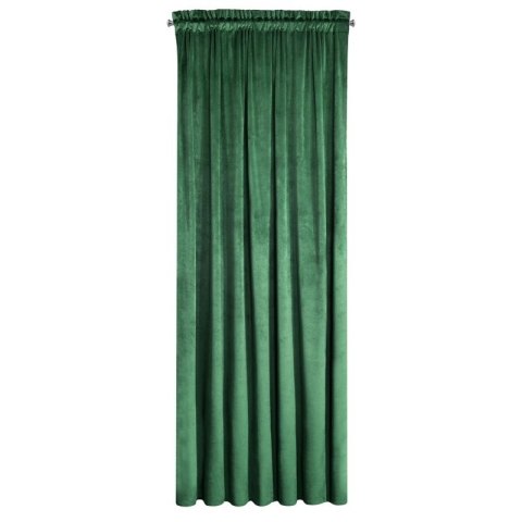 Zasłona 140x300 zielona ciemna welurowa gotowa na taśmie Pierre Cardin 1 Zasłona 140x300 zielona ciemna welurowa gotowa na taśmie Pierre Cardin 1