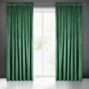 Zasłona 140x300 zielona ciemna welurowa gotowa na taśmie Pierre Cardin 1 Zasłona 140x300 zielona ciemna welurowa gotowa na taśmie Pierre Cardin 1