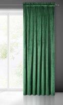 Zasłona 140x300 zielona ciemna welurowa gotowa na taśmie Pierre Cardin 1 Zasłona 140x300 zielona ciemna welurowa gotowa na taśmie Pierre Cardin 1