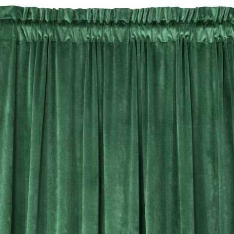 Zasłona 140x300 zielona ciemna welurowa gotowa na taśmie Pierre Cardin 1 Zasłona 140x300 zielona ciemna welurowa gotowa na taśmie Pierre Cardin 1