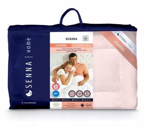 Kołdra antyalergiczna 135x200 Classic różowa całoroczna 950g Inter Widex Kołdra antyalergiczna 135x200 Classic różowa całoroczna 950g Inter Widex