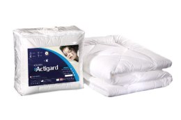 Kołdra antyalergiczna 140x200 Actigard 0,80 kg biała 100% bawełna wykończona substancją antybakteryjną Actigard AMW