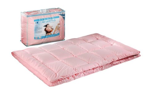 Kołdra antyalergiczna 140x200 Aksamitna różowa 100% microfibra AMW Kołdra antyalergiczna 140x200 Aksamitna różowa 100% microfibra AMW