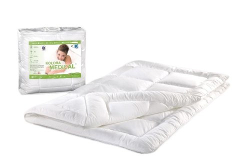 Kołdra antyalergiczna 160x200 Medical 1,20 kg biała AMW Kołdra antyalergiczna 160x200 Medical 1,20 kg biała AMW