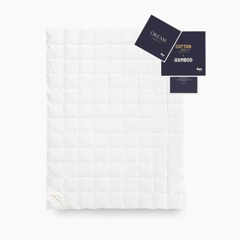 Kołdra puchowa 90% 155x200 Dream letnia 400g biała AMZ Kołdra puchowa 90% 155x200 Dream letnia 400g biała AMZ