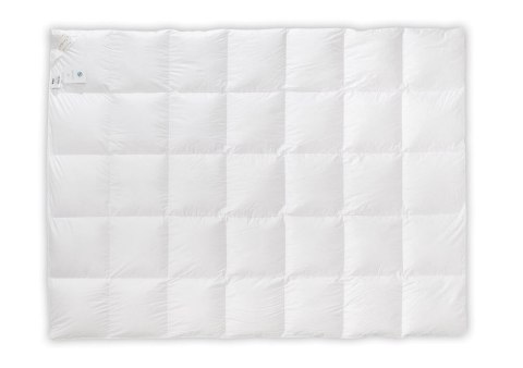 Kołdra puchowa całoroczna 70% 180x200 Basic+ biała 1500g AMZ Kołdra puchowa całoroczna 70% 180x200 Basic+ biała 1500g AMZ