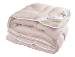 Kołdra wełniana 155x200 Merino Wool różowa 100% naturalna wełna owcza Inter Widex