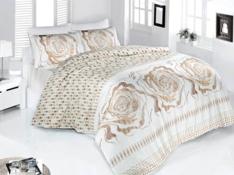 Kpl z satyny 160 Valentini Rose Krem Kpl z satyny 160 Valentini Rose Krem