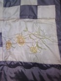 Narzuta dekoracyjna 220x240 + 2 poszewki wzór 1033 stalowo-kremowa Narzuta dekoracyjna 220x240 + 2 poszewki wzór 1033 stalowo-kremowa