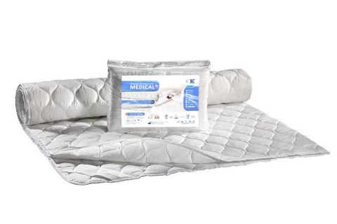 Podkład na materac antyalergiczny 140x200 Medical biały z gumką AMW Podkład na materac antyalergiczny 140x200 Medical biały z gumką AMW