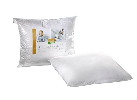 Poduszka antyalergiczna 40x40 Hollofil Allerban 0,21 kg biała ze środkiem przeciwdziałającym rozwojowi roztoczy grzybów i bakter Poduszka antyalergiczna 40x40 Hollofil Allerban 0,21 kg biała ze środkiem przeciwdziałającym rozwojowi roztoczy grzybów i bakter