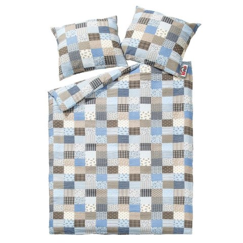 Pościel z kory 160x200 wzór 96/1 Paczłork niebieski na guziki 100% bawełna gruba Pościel z kory 160x200 wzór 96/1 Paczłork niebieski na guziki 100% bawełna gruba