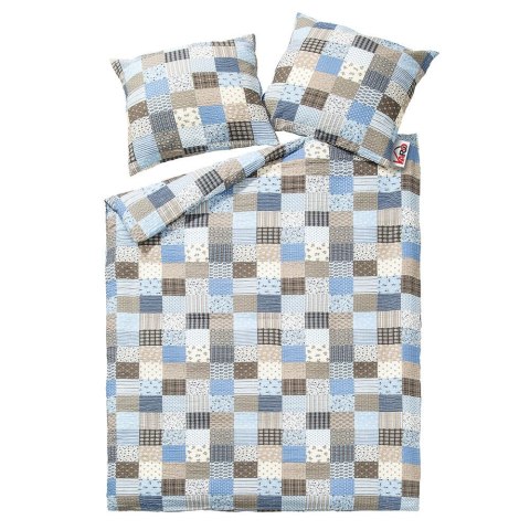 Pościel z kory 200x220 wzór 96/1 Paczłork niebieski na guziki 100% bawełna gruba Pościel z kory 200x220 wzór 96/1 Paczłork niebieski na guziki 100% bawełna gruba